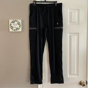 Little Donkey Andy Men's Lightweight Quick Dry Athletic Sweatpants Black Large